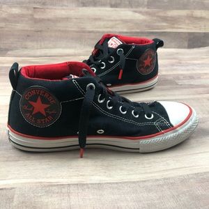 red high top converse kids